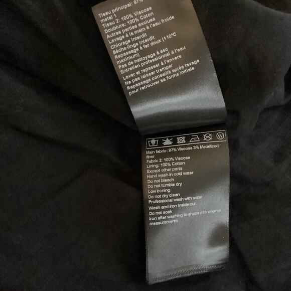 Ba&sh Kezia Lady Black Tie Dye Open Back Tiered Maxi Dress 1 S - Picture 11 of 12